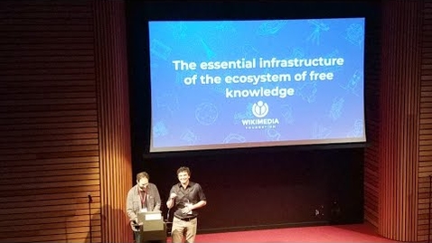 Thumbnail for entry Wikicite 2018 - Keynote: Wikimedia as the essential infrastructure of the ecosystem of free knowledge