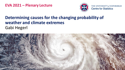 Thumbnail for Plenary Lecture I:  Gabi Hegerl