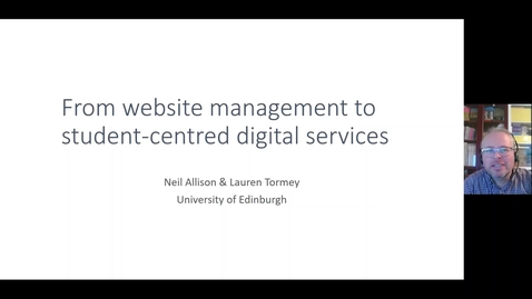 Thumbnail for entry From website management to student-centred digital services