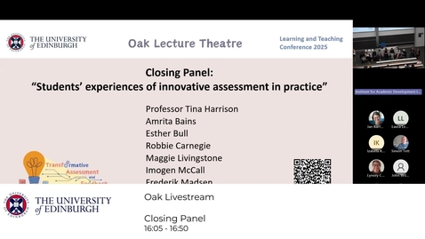 Thumbnail for Learning and Teaching Conference 2025 Oak Closing Panel