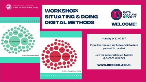 Thumbnail for Workshop: Situating &amp; Doing Digital Methods