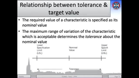 Thumbnail for 3b - Relationship between tolerance and target value