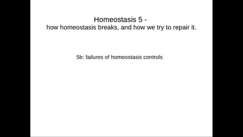Thumbnail for MBChB1 Homeostasis Lec5b (Captioned)