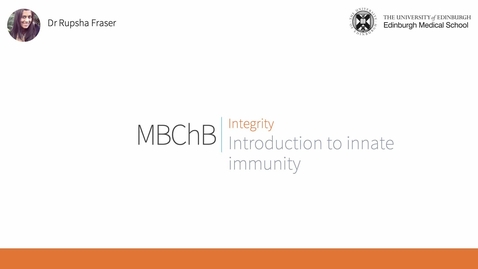 Thumbnail for entry B3. Introduction to innate immunity