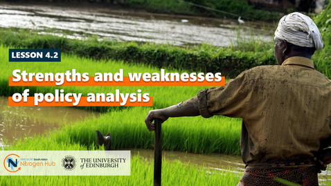 Thumbnail for entry Lesson 4.2. Strengths and weaknesses of policy analysis