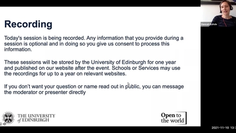 Thumbnail for entry Introduction to MSc programmes in Linguistics &amp; English Language