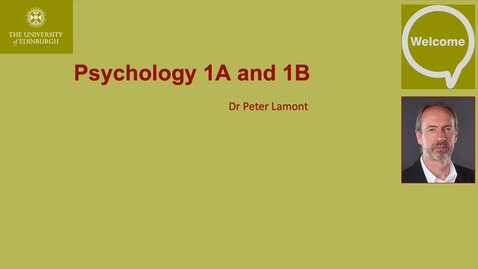 Thumbnail for entry Psychology 1A and 1B 21-22