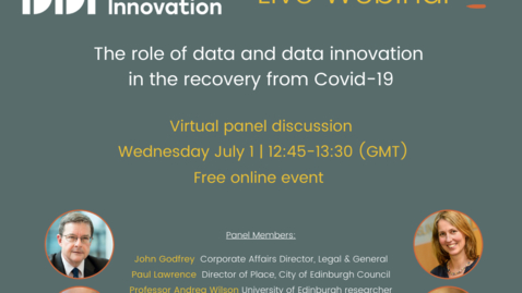 Thumbnail for entry DDI Webinar: The role of data and data innovation in the recovery from Covid-19