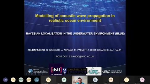 Thumbnail for entry Modelling of acoustic wave propagation in realistic ocean environment