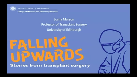 Thumbnail for entry Inaugural Lecture - Prof Lorna Marson