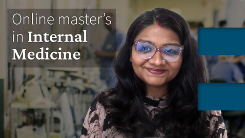 Thumbnail for Online MSc in Internal Medicine interview: Pushpita