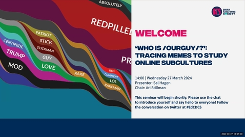 Thumbnail for ‘Who is /ourguy/?’: Tracing memes to study online subcultures