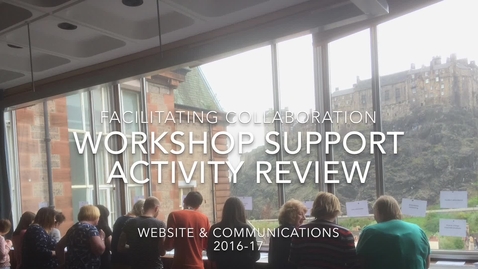 Thumbnail for Workshop facilitation review 2016-17 - Website and Communications - Information Services