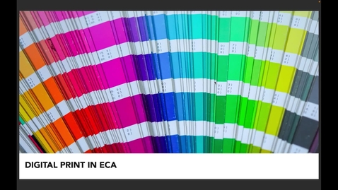 Thumbnail for Digital Printing in ECA
