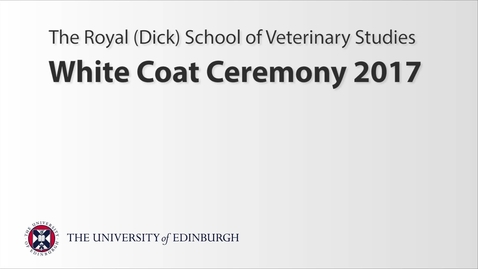 Thumbnail for entry White Coat Ceremony 2017