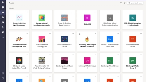 Thumbnail for Getting started with Teams