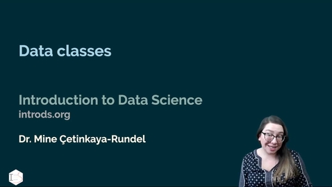 Thumbnail for entry IDS - Week 04 - 03 - Data classes