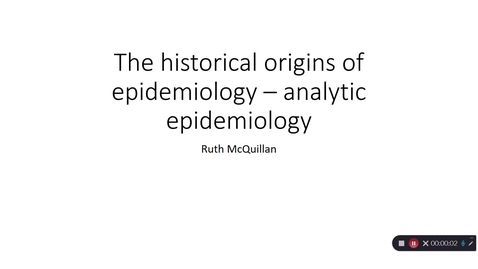 Thumbnail for Epi course 1.2 - History - Analytic