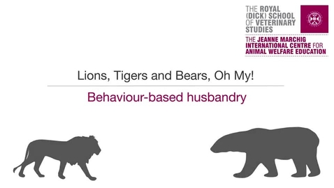 Thumbnail for entry Animal Welfare 5-1 Behaviour Based Husbandry