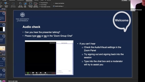 Thumbnail for entry Introduction to MSc Speech &amp; Language Processing