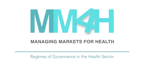 Thumbnail for entry Regimes of Governance in the Health Sector