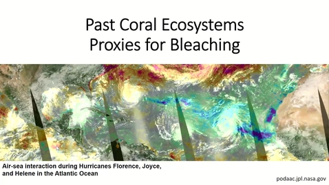 Thumbnail for entry Proxies for coral bleaching density and thickness