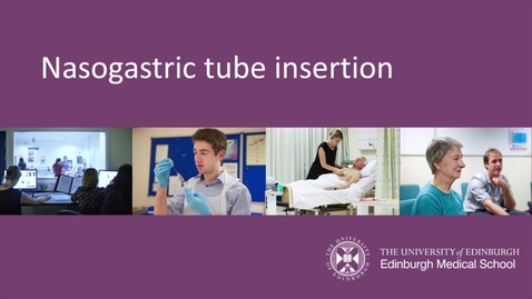 Thumbnail for entry Nasogastric tube insertion .mp4