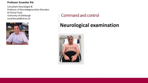 Thumbnail for Command and Control - Neurological Examination