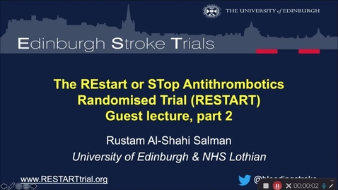 Thumbnail for Rustam Al-Shahi Salman RESTART part 2