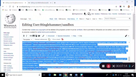 Thumbnail for How to copy drafted text from one sandbox to another for a group editing assignment