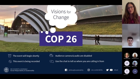 Thumbnail for entry Visions for Change: Is COP26 the 'last best chance' to solve the climate crisis?