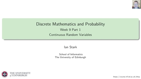 Thumbnail for Continuous Random Variables