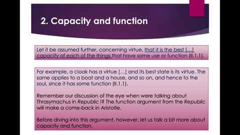 Thumbnail for Aristotle Lecture 2.2