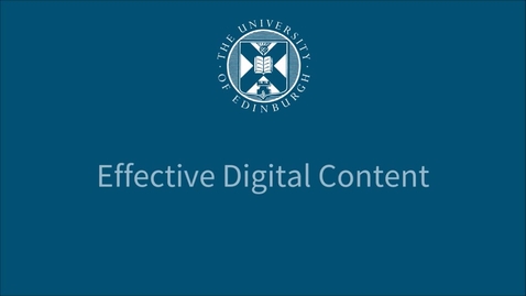 Thumbnail for entry Reviewing and revising your content - Effective Digital Content