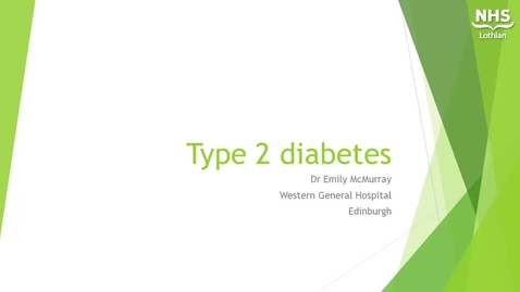 Thumbnail for entry Type 2 Diabetes - Emily McMurray