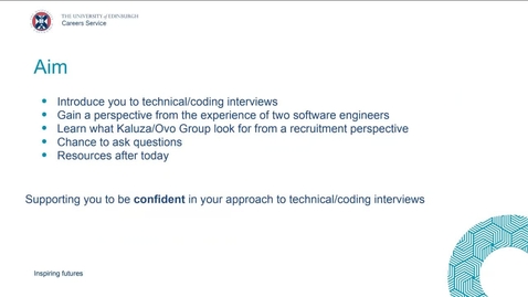 Thumbnail for entry Technical interviews and coding interviews - what to expect and how to prepare 