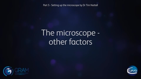 Thumbnail for entry 4 - Other factors when using microscopes