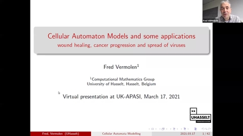 Thumbnail for UK-APASI in Mathematical Sciences: Fred Vermolen