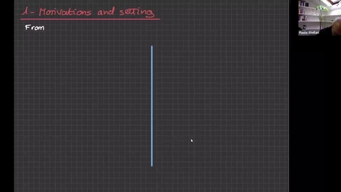 Thumbnail for LAGOON: Leicester Algebra and Geometry Open ONline - Paolo Stellari (Milano, Italy)
