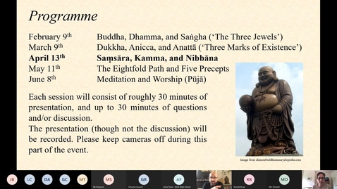 Thumbnail for Introduction to Key Concepts 3: Samsara, Kamma and Nibbana