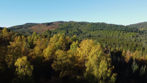 Thumbnail for Drone Highlands mountains tracking forward