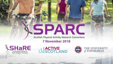 Thumbnail for entry SPARC Conference 2018  | Professor Fiona Bull - Global Health Strategy