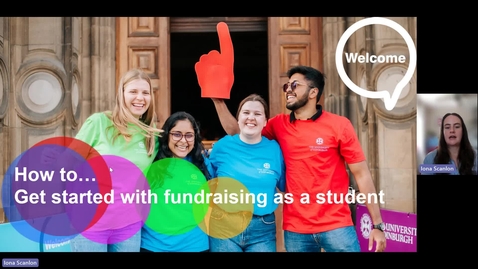 Thumbnail for entry How to... Get started with fundraising as a student (UG/PGT/PGR)