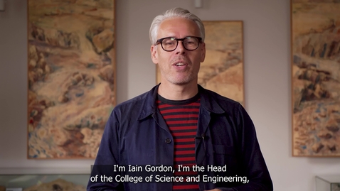 Thumbnail for Iain Gordon's welcome message to students September 2024