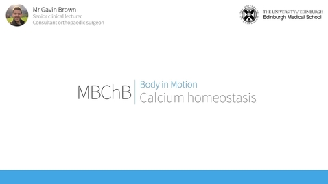 Thumbnail for Calcium homeostasis