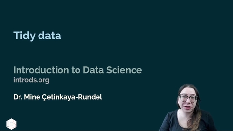 Thumbnail for IDS - Week 03 - 02 - Tidy data