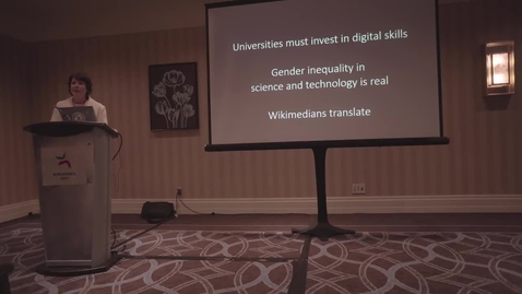 Thumbnail for The Value of a Wikimedian in Residence - Melissa Highton and Ewan McAndrew (University of Edinburgh)