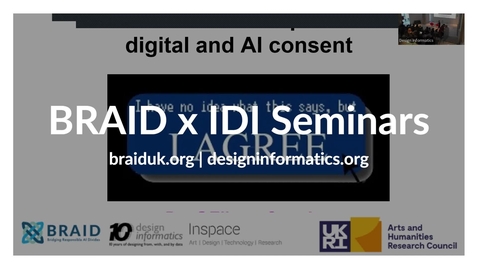 Thumbnail for BRAID x IDI Hybrid Seminar Series - Dr Elinor Carmi 21 March 2024