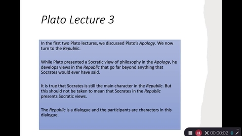 Thumbnail for Plato Lecture 3.1 new