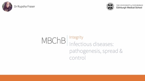 Thumbnail for C4. Infectious diseases: pathogenesis, spread &amp; control